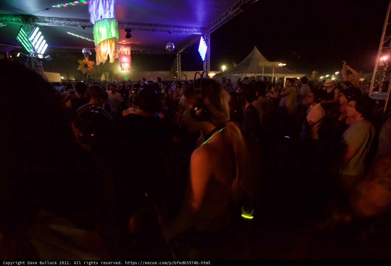 Urban Nightlife at Coachella Music Festival