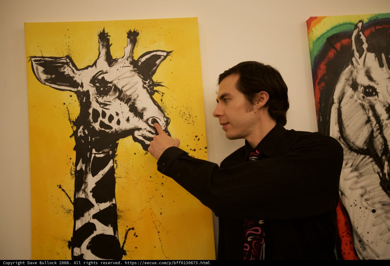 Gentleman and Giraffe