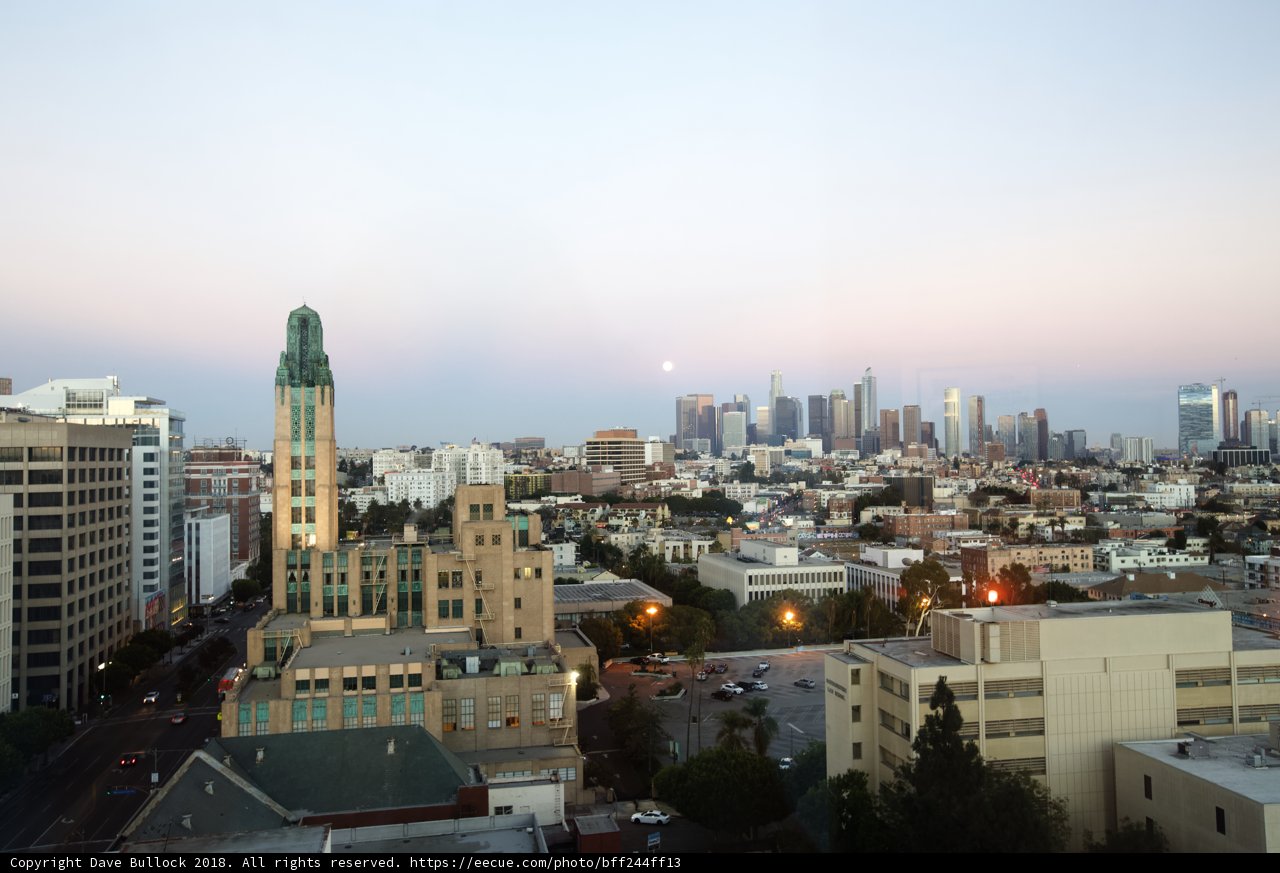 City skyline rises to the heavens