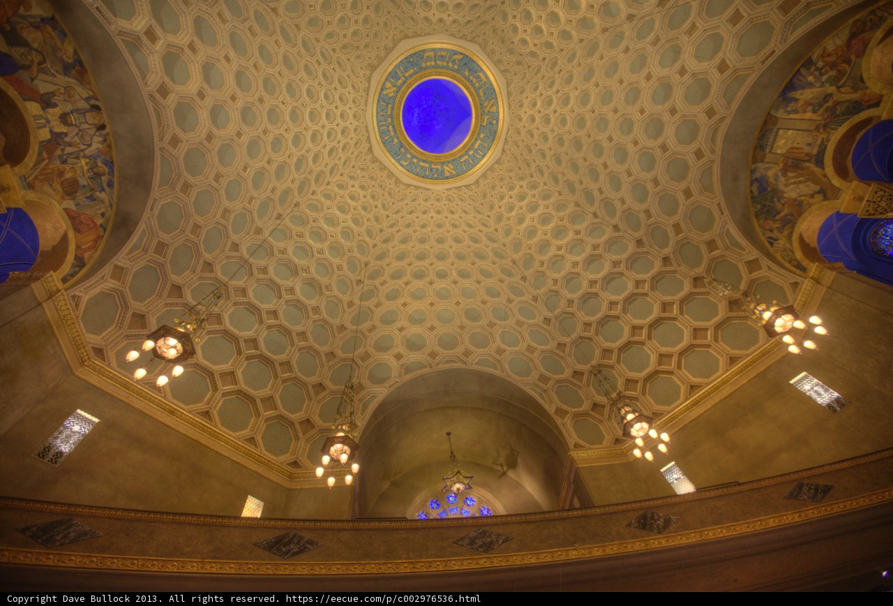 Illuminated Dome of the Temple of the Holy Spirit