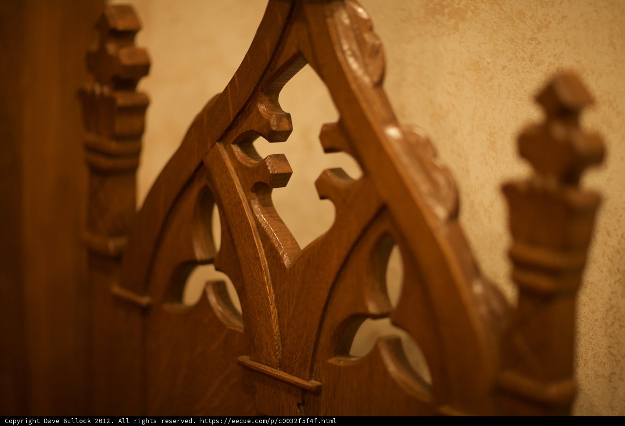 Intricate Wood-carved Chair