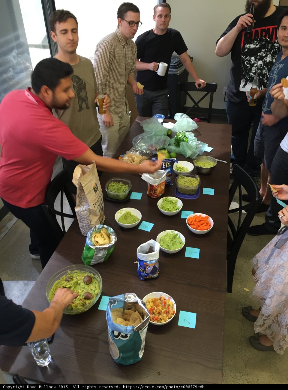 Office Guacamole Tasting