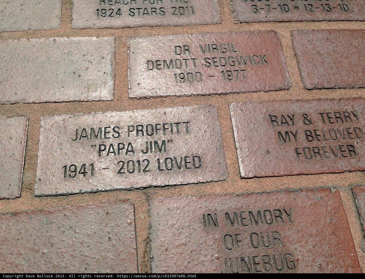 Names Written on the Brick Wall