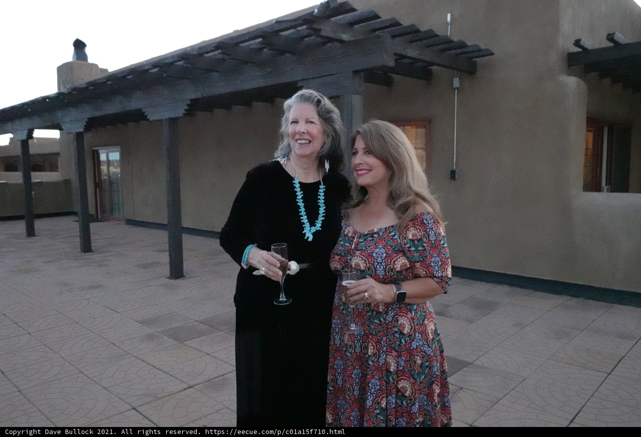 Wine and Friends on the Patio
