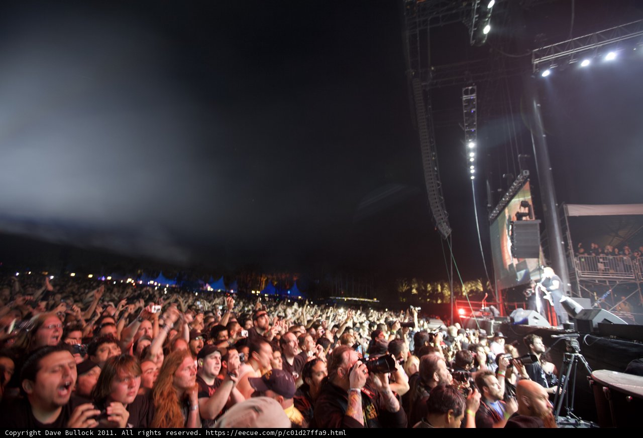 The Big Four Rock Concert Lights Up the Night Sky