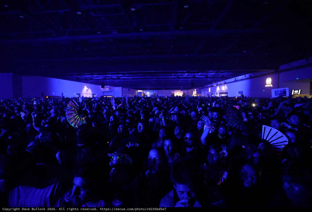 Massive Indoor Crowd at Wobbleland 2026 Festival