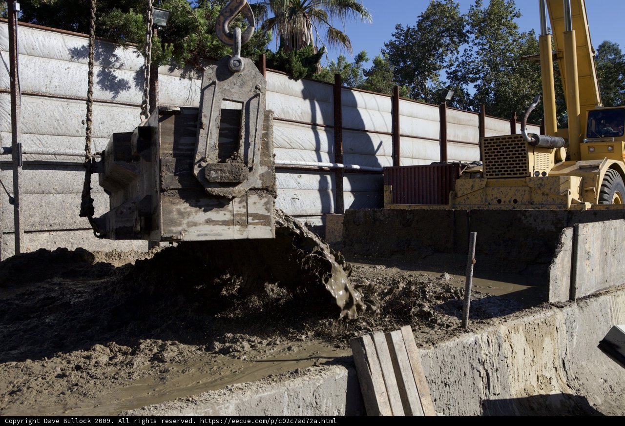 Heavy Machinery at Construction Site