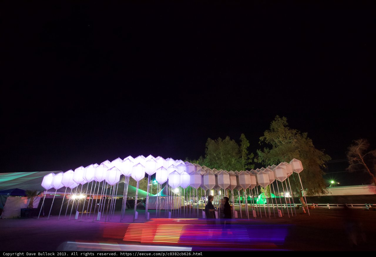 Illuminated Stage at Coachella