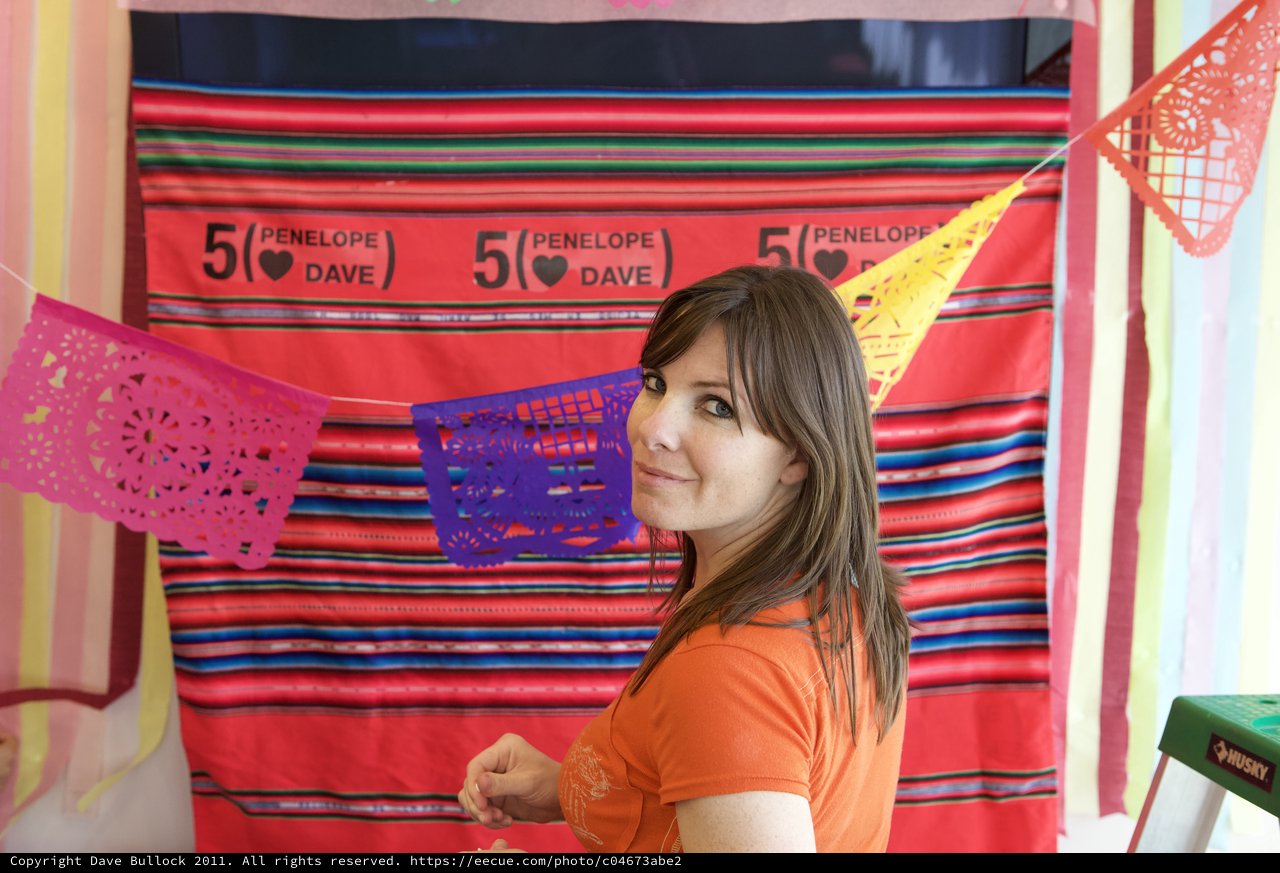 Penelope Celebrates at a Fiesta Anniversary Party