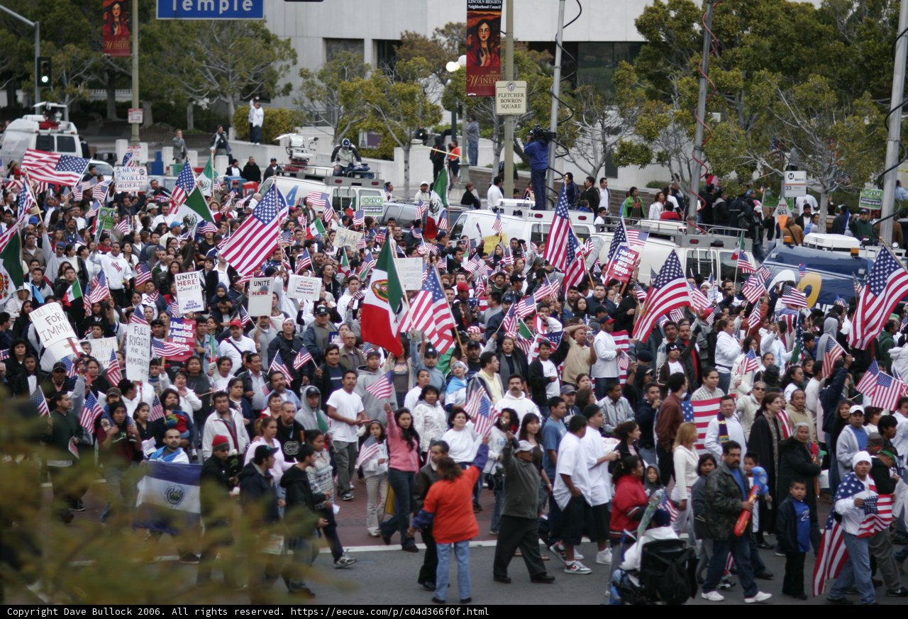 Patriotic Crowd