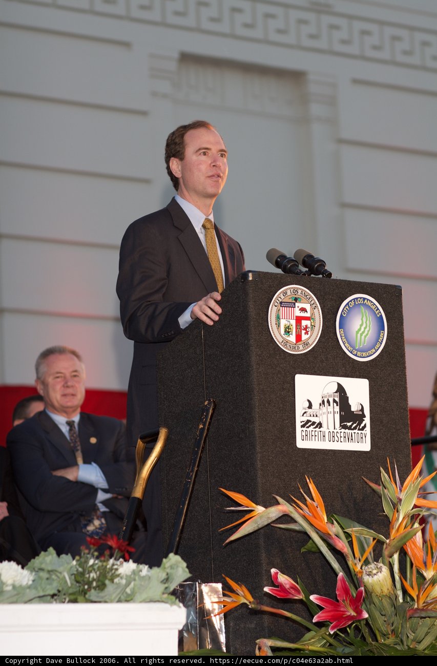 Congressman Adam Schiff Speaking at Press Conference