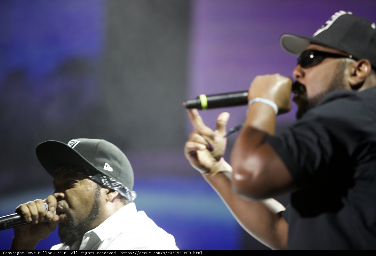 Two Men Performing on Stage