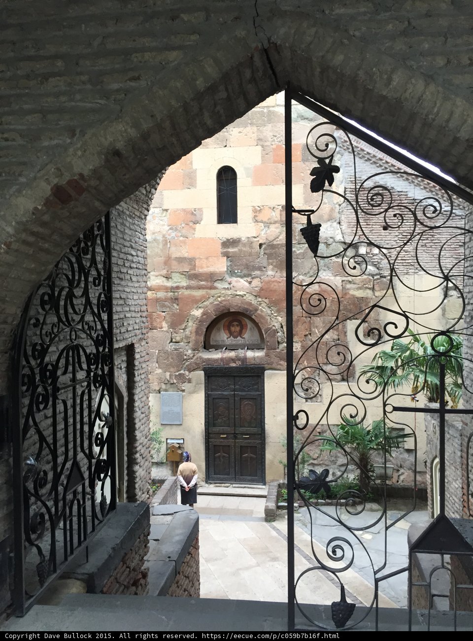 Anchiskhati Courtyard Entrance