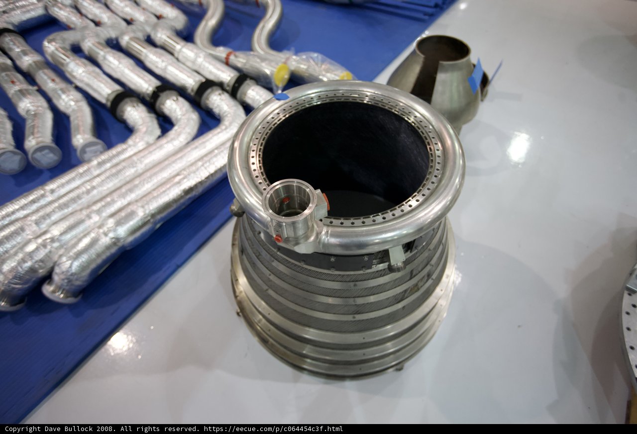 Close Up of Jet Engine Spoke