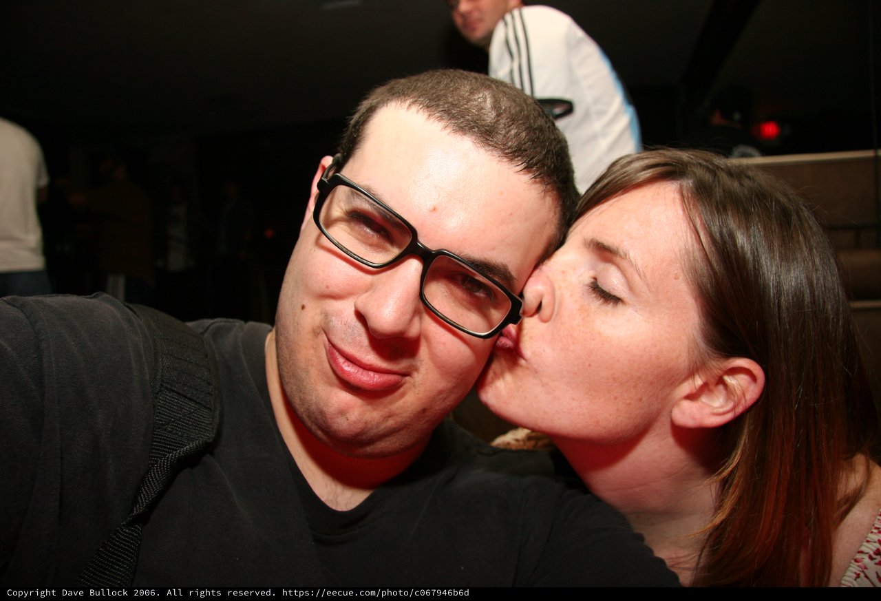 Stolen Kiss at a Nightclub Party in 2006