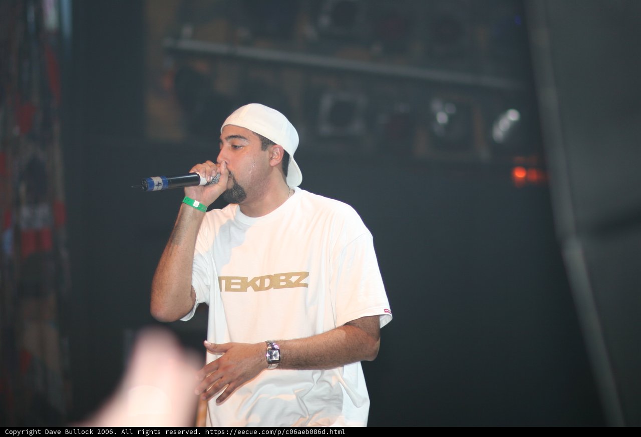 Mic in Hand: Singer in White Hat