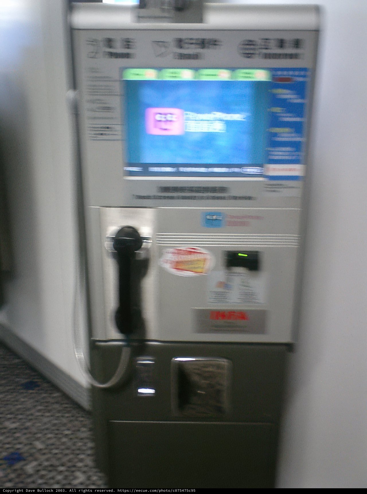 Modern Phone Booth with Built-In Screen