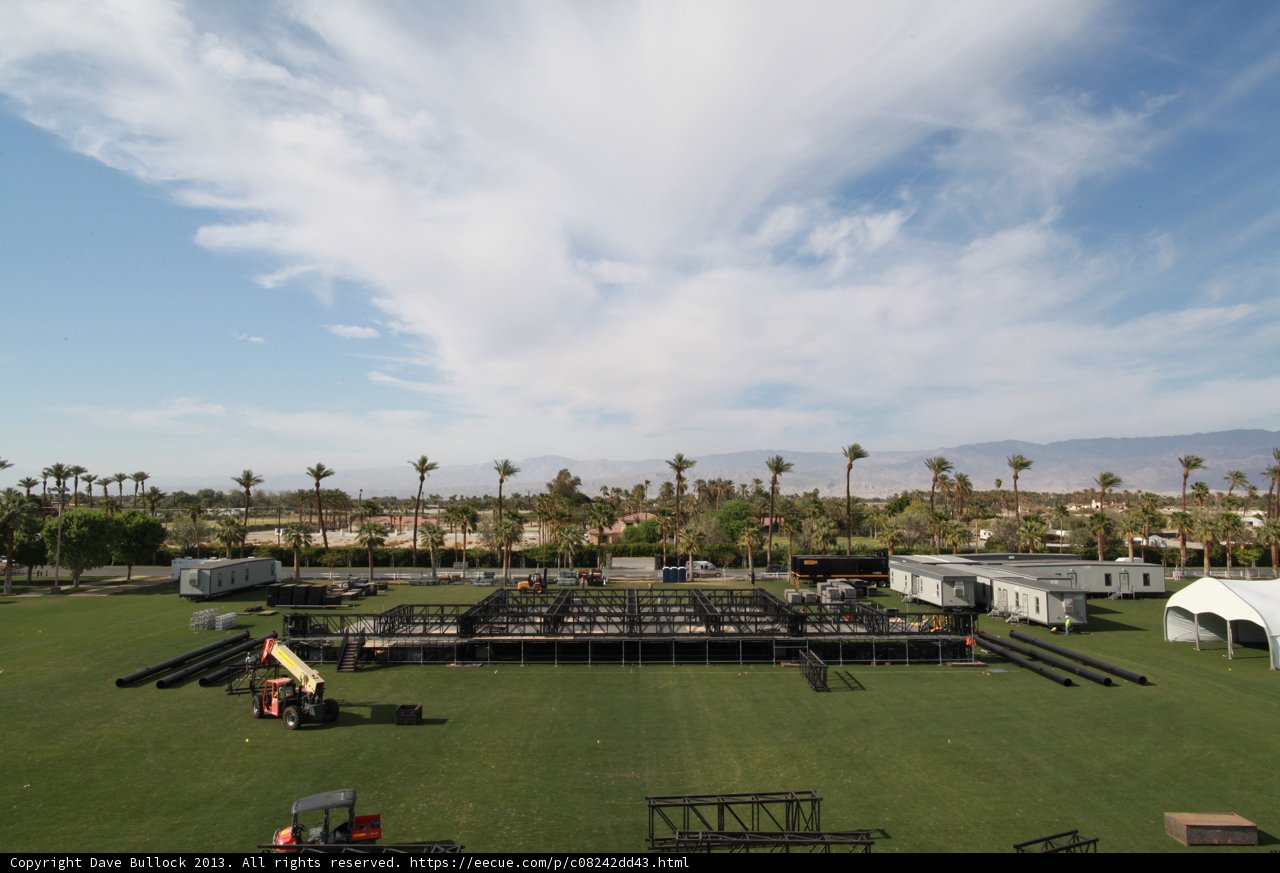 A Tented Oasis in a Grassy Field