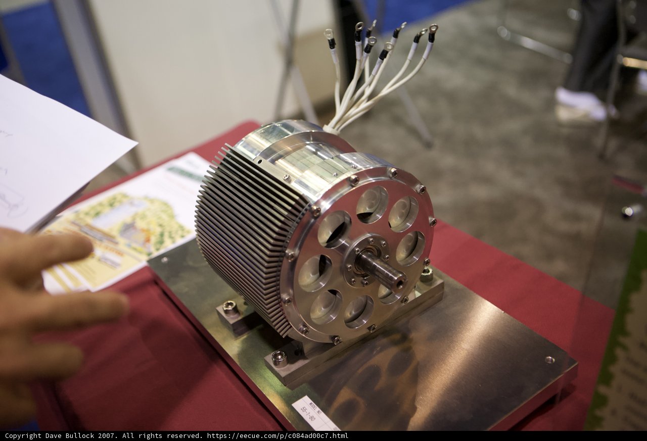 Small Electric Motor in Hand