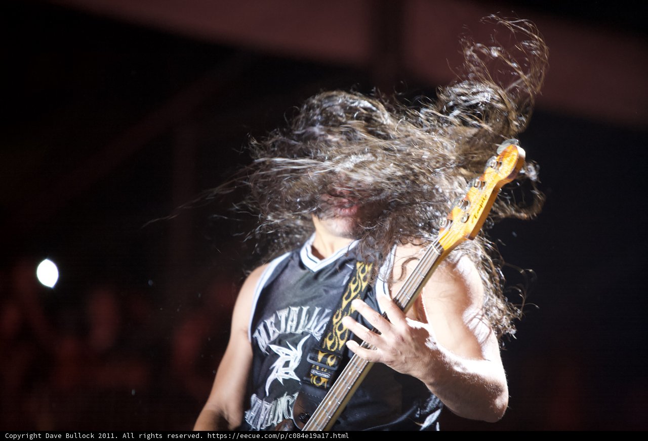 The Guitarist with Flowing Locks