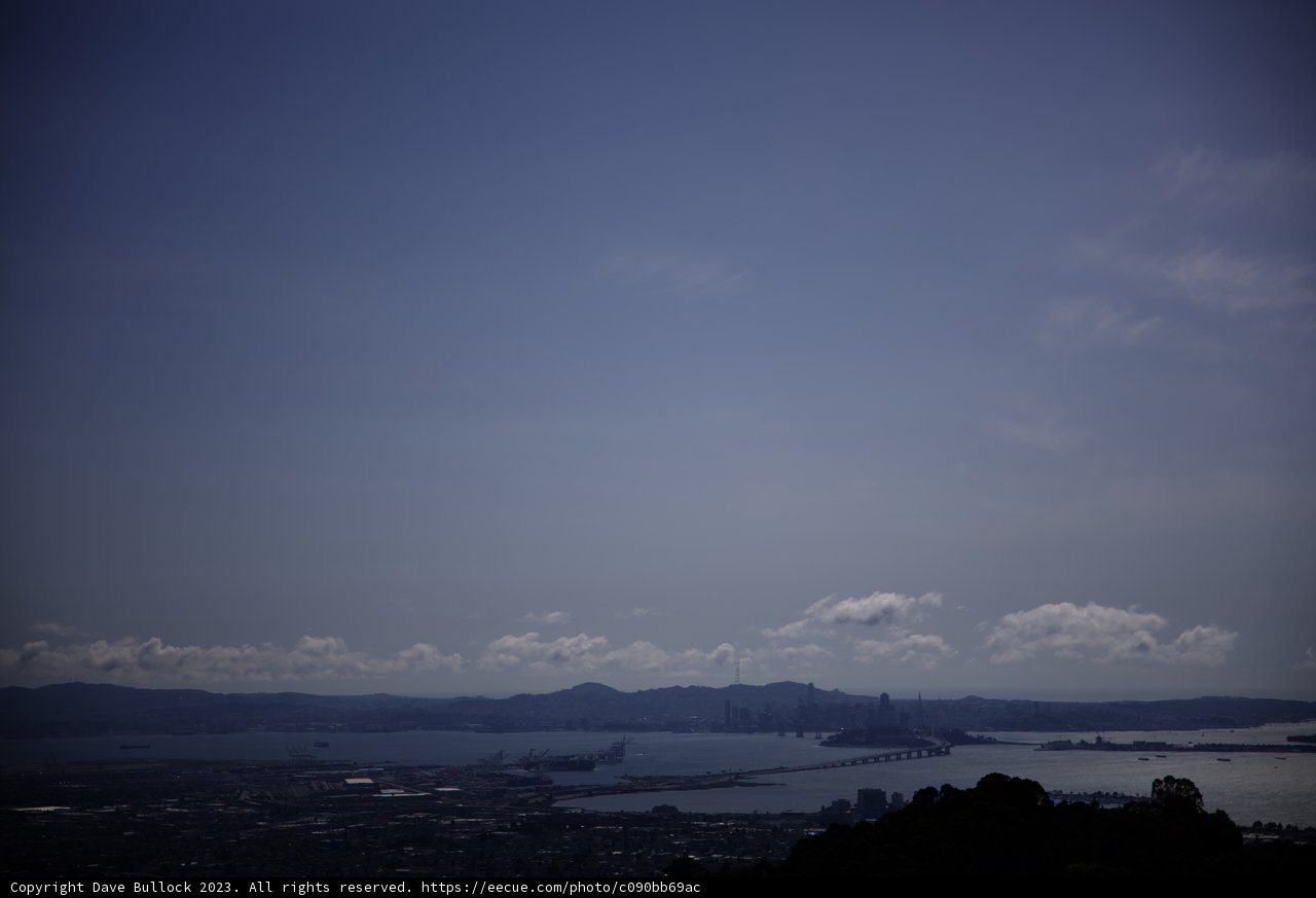 Serene Berkeley Bay from Hilltop Haven