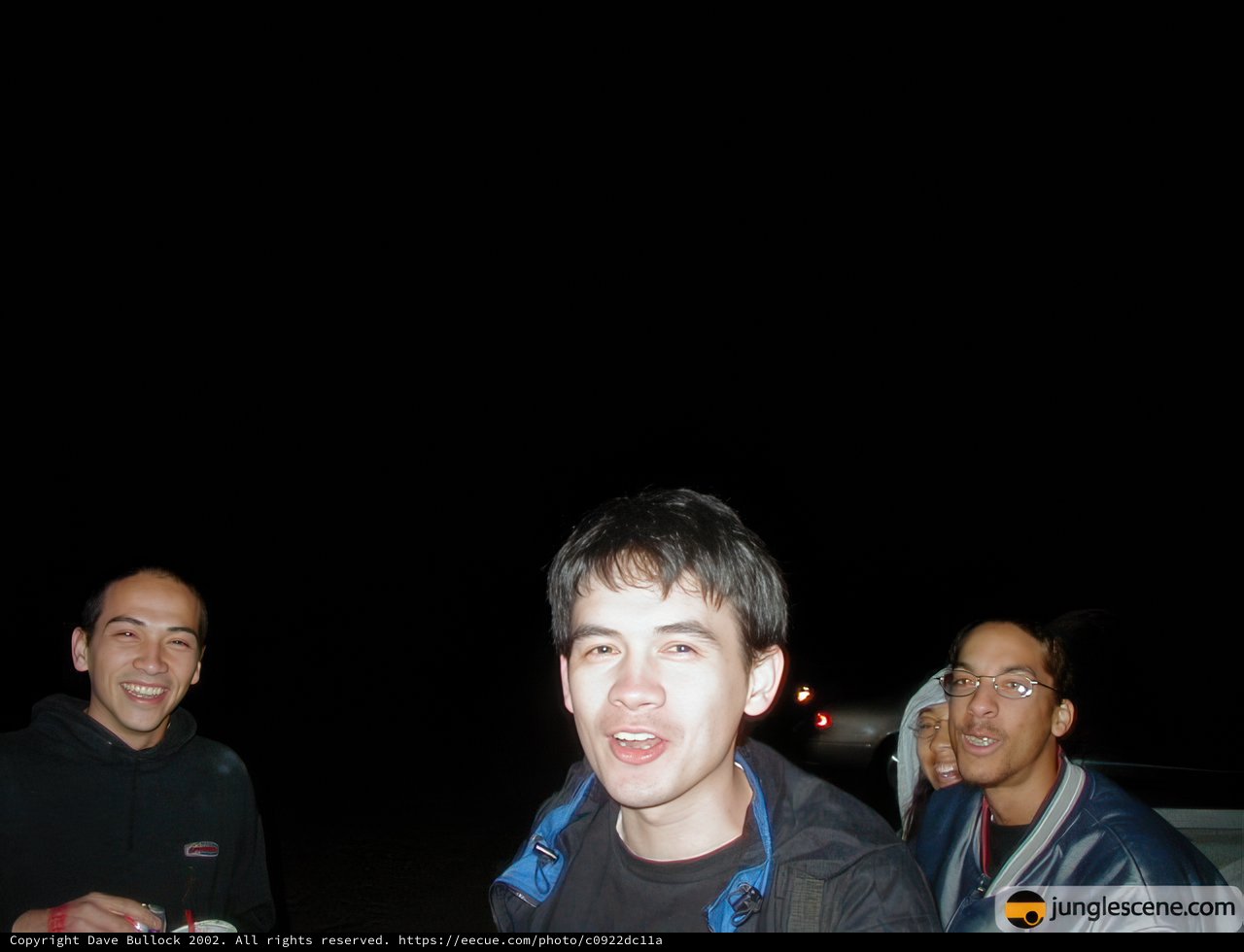 Three Men Enjoying the Night Sky