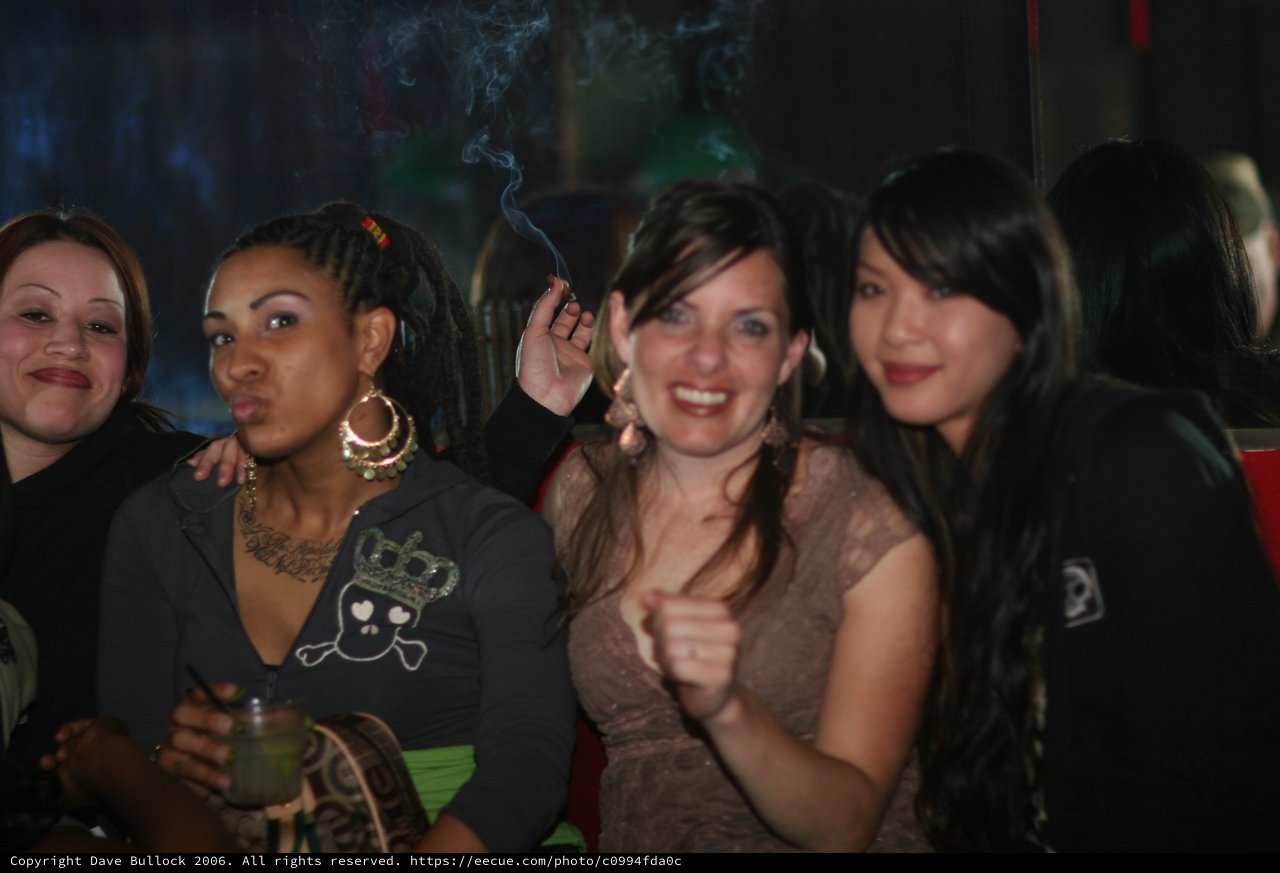 Friends Enjoying a Night Out at the Club