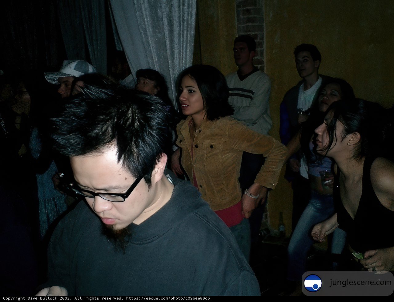 Martin G addressing the Night Club crowd