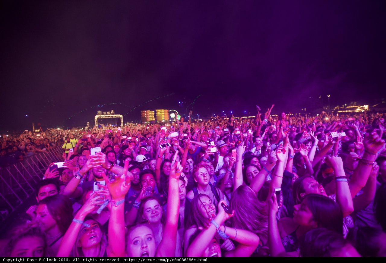 Urban Concertgoers Reach for the Stars