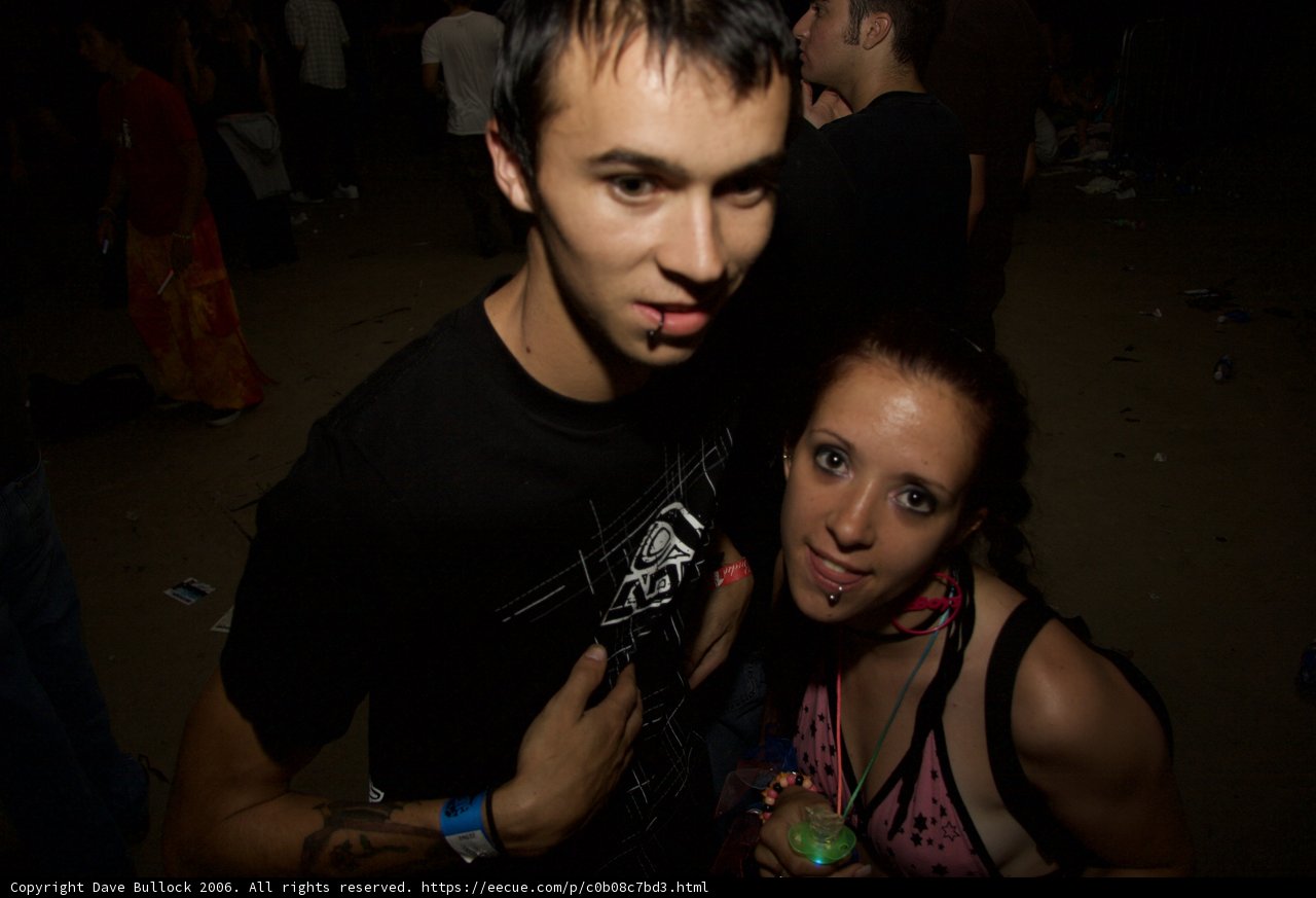 Nightclub Couple with Tattoos
