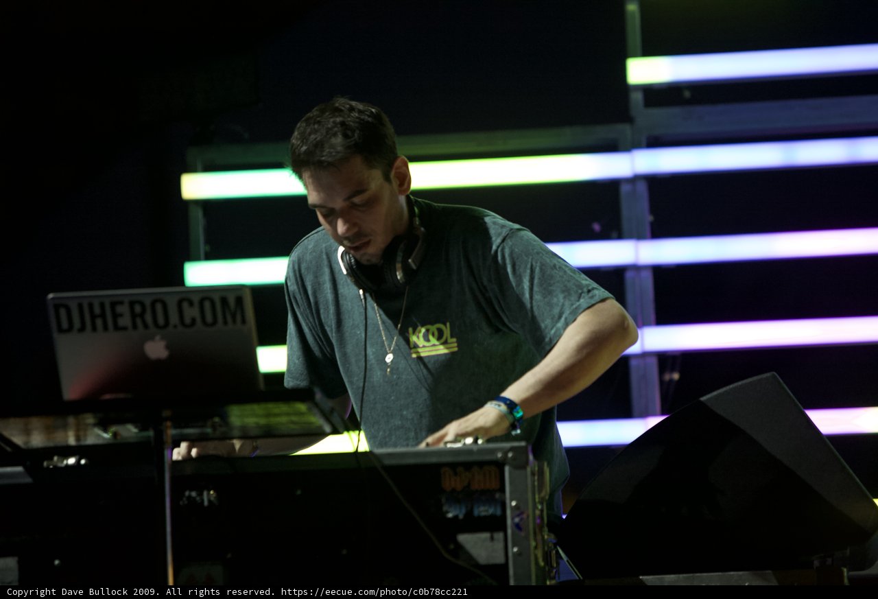 DJ AM Entertains Crowd with Electronic Set