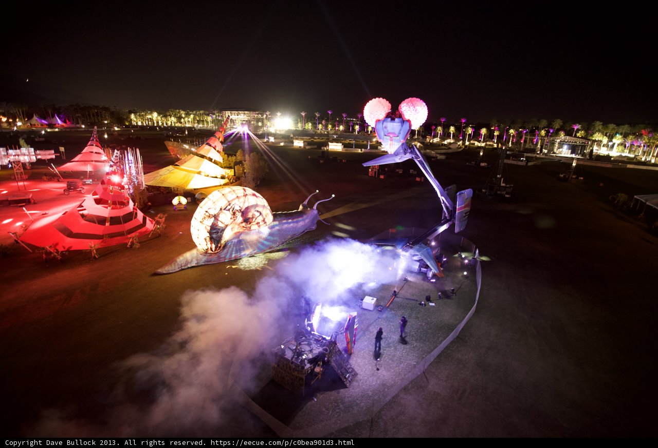 Carnival Lights in the Night Sky