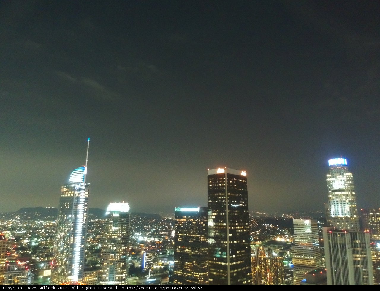 Night-time Cityscape from Above