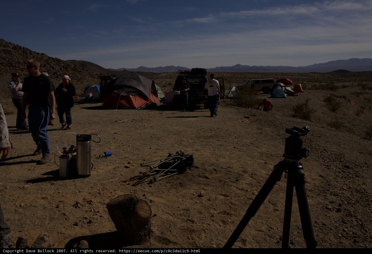 Camping in the Desert