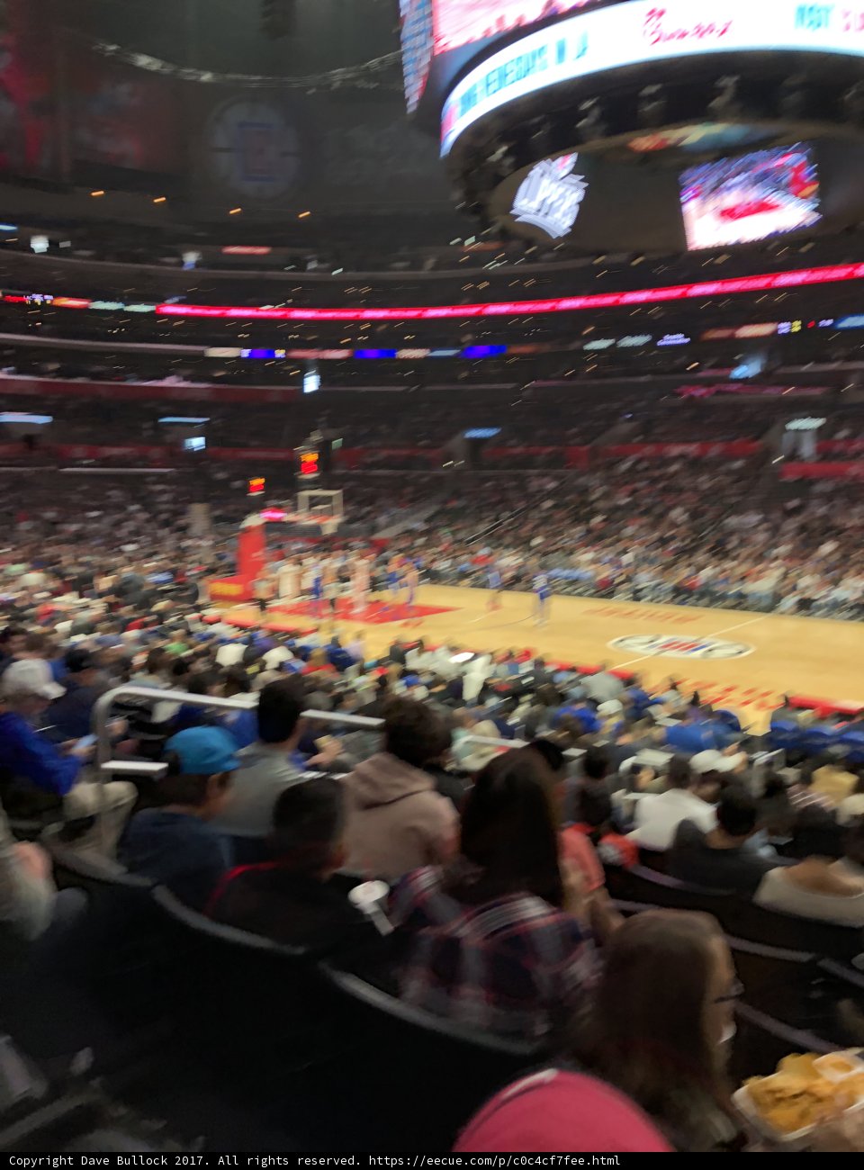 Basketball frenzy at the LA stadium