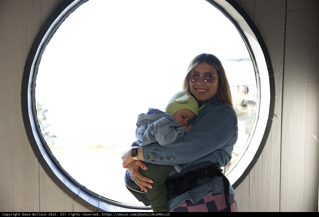 A Mother's Embrace – The Porthole Portrait