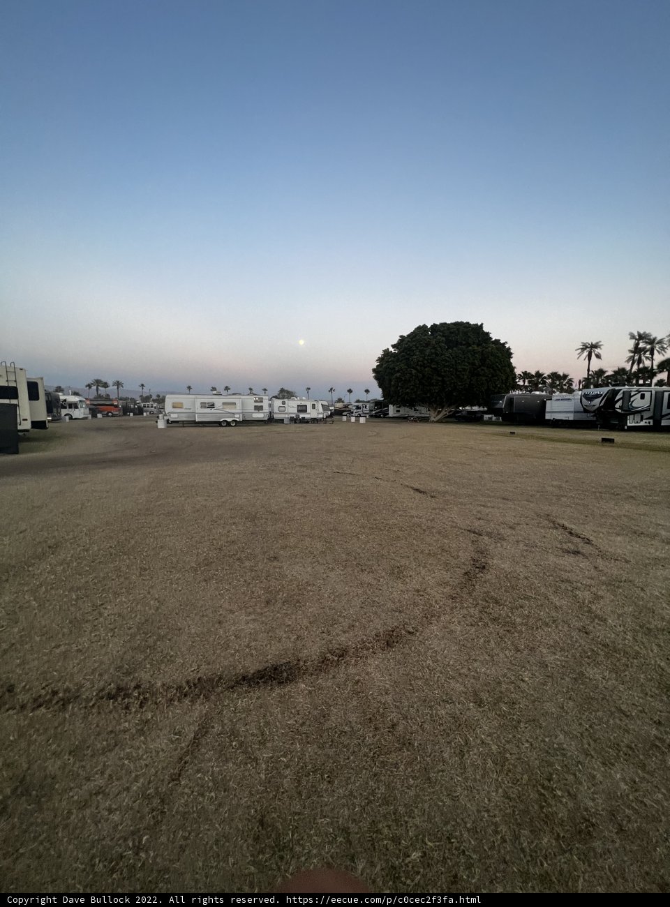 RVs Parked in a Scenic Field at Empire Polo Club