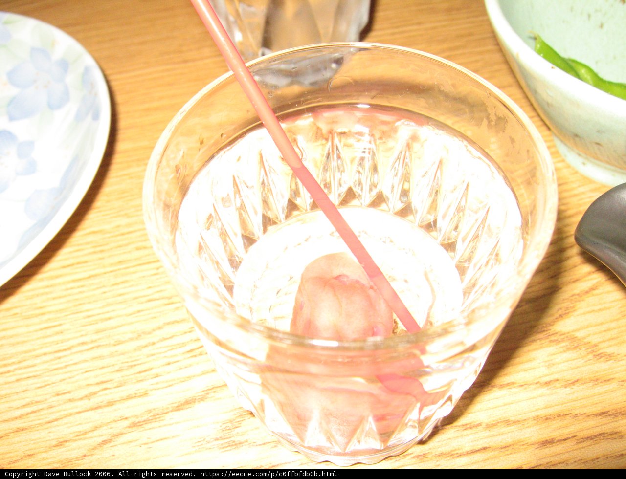 Glass of Lemonade with a Straw