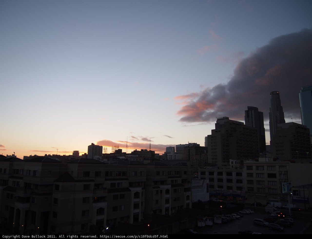 Cityscape at Sunset