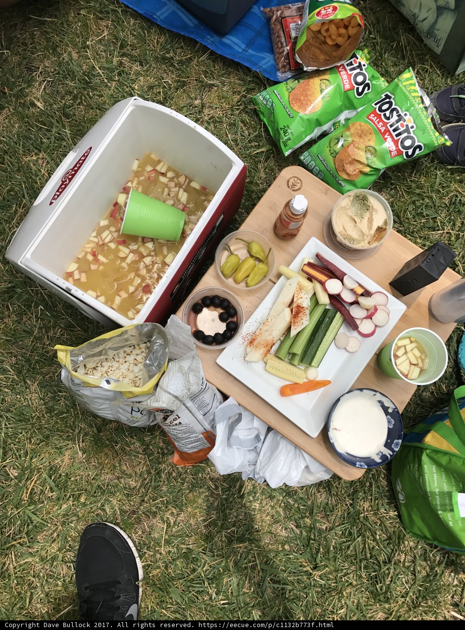 Fun Picnic Spread in the Heart of LA