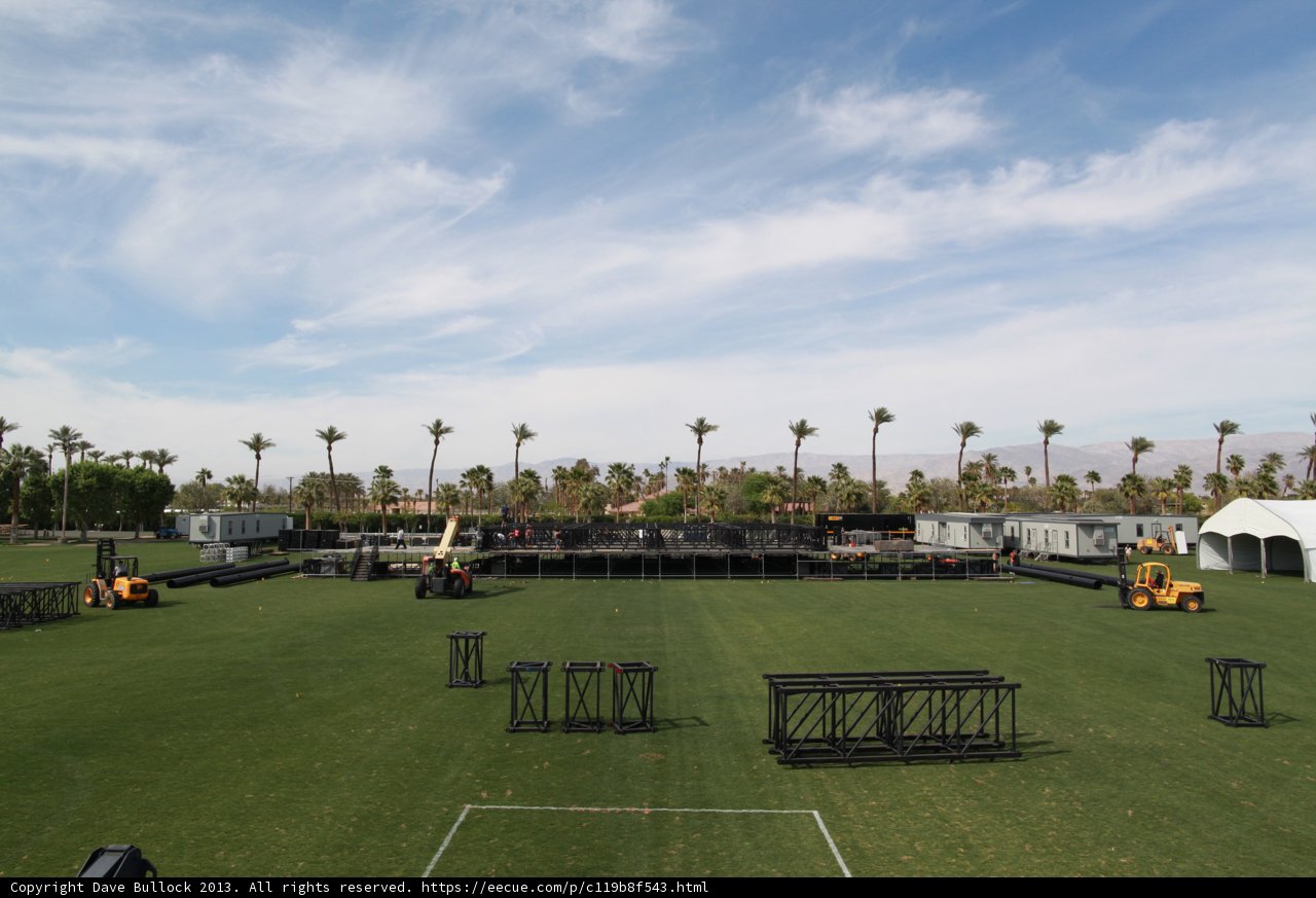 Stage Sets in the Grass Field
