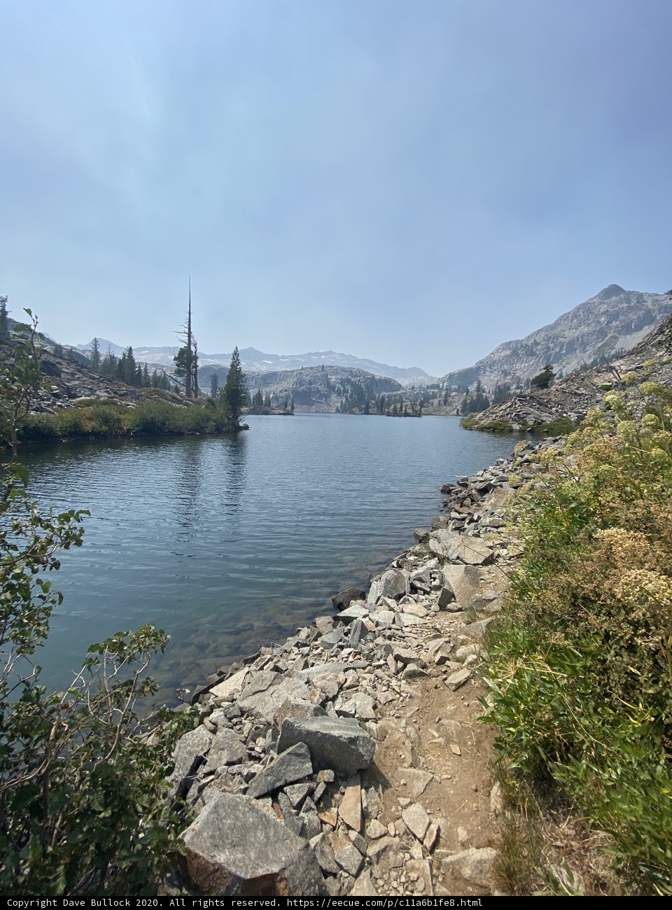 Serene Heather Lake surrounded by the Mighty Mountains