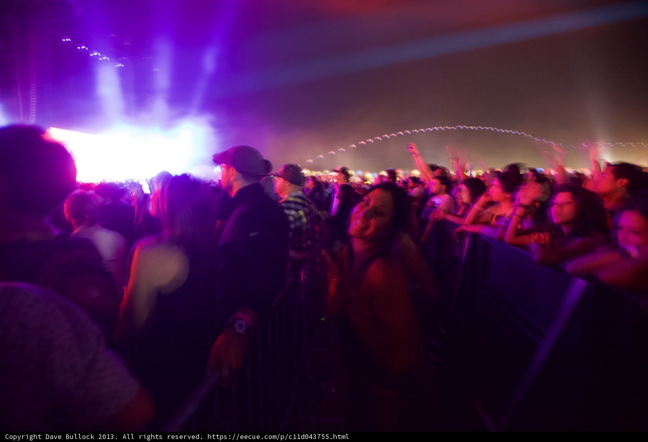 Urban Nightlife Concert Crowd