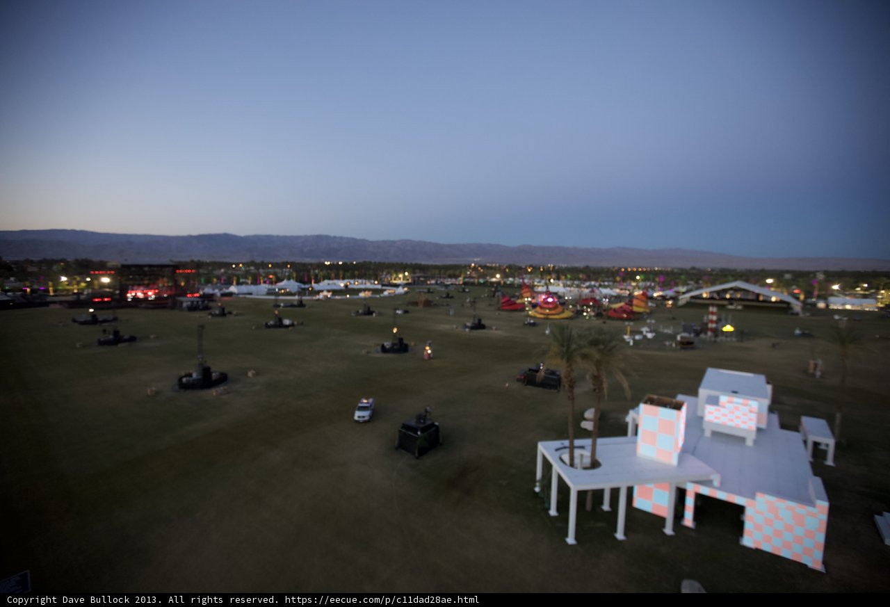The Night in Coachella's Airfield