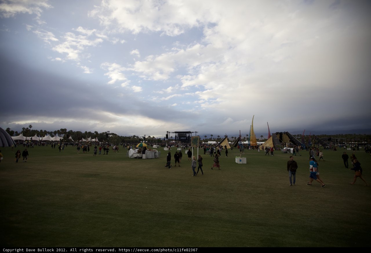 Coachella 2012 Crowd on the Grass