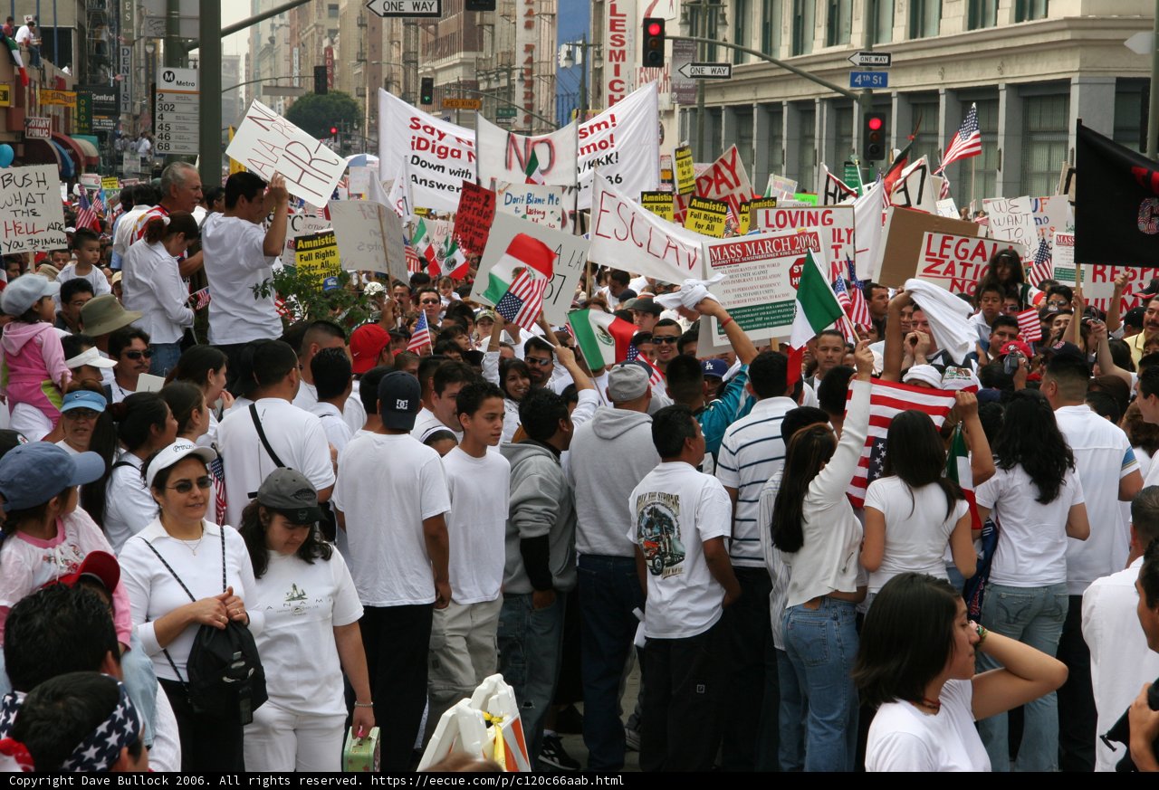 Massive Crowd at a Chillinit Protest Parade