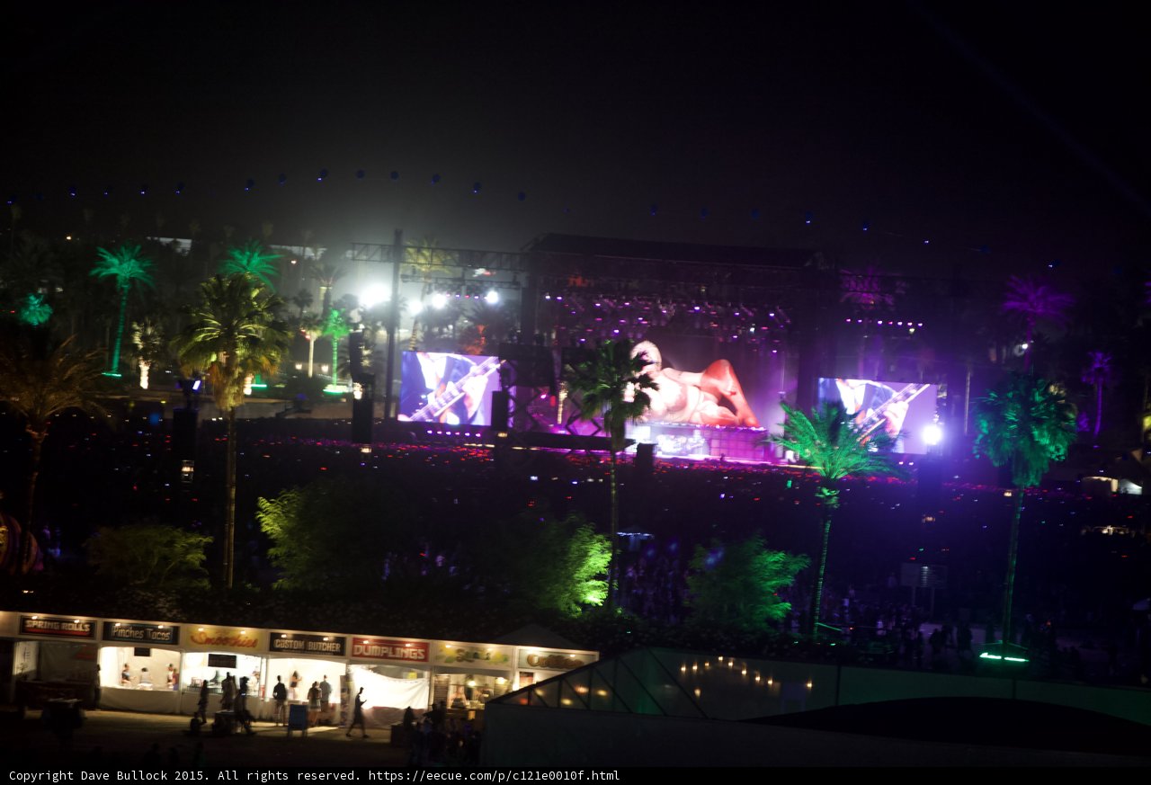 Lights and Noise at Coachella Concert