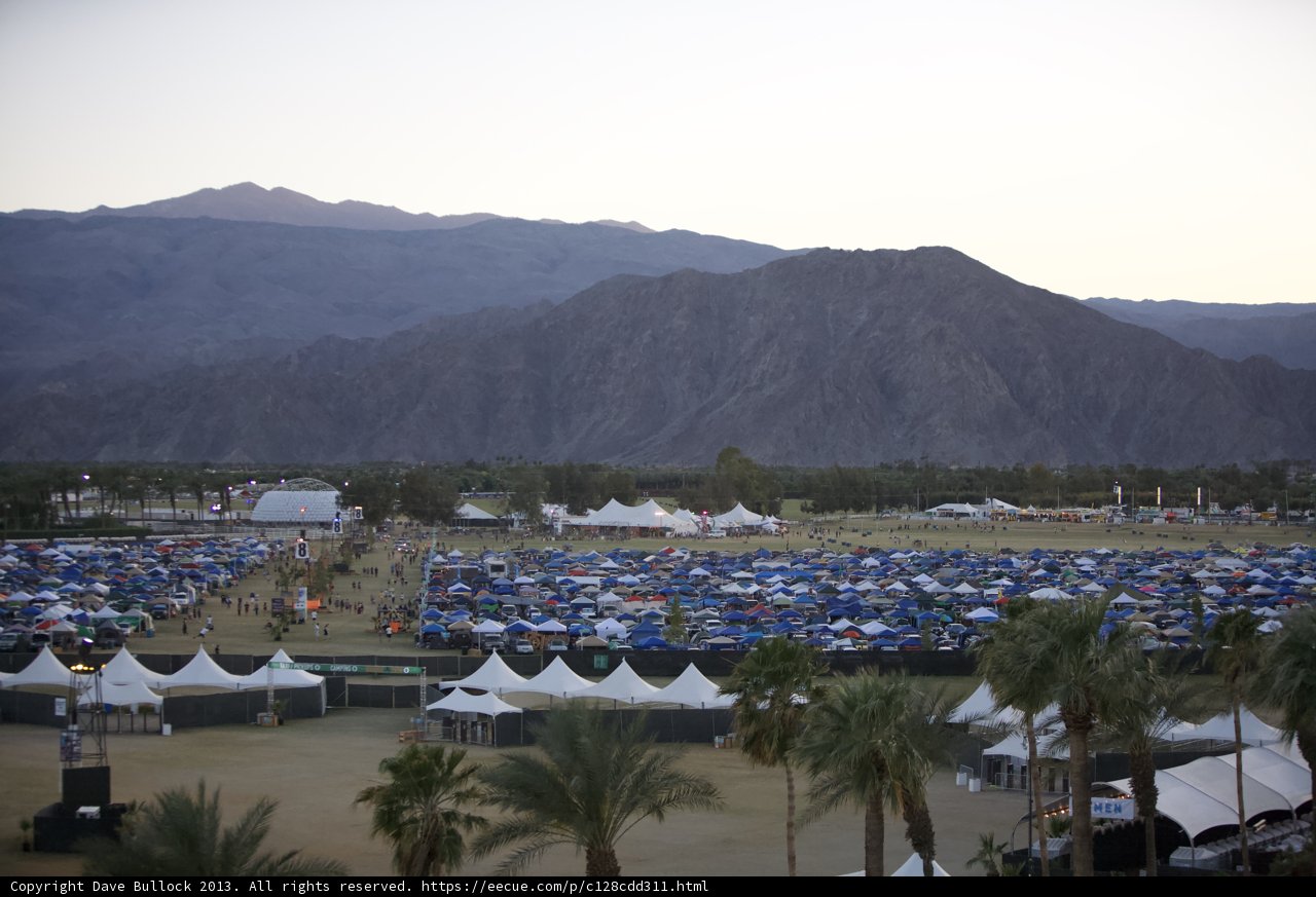 Camping in the Shadow of Mountains