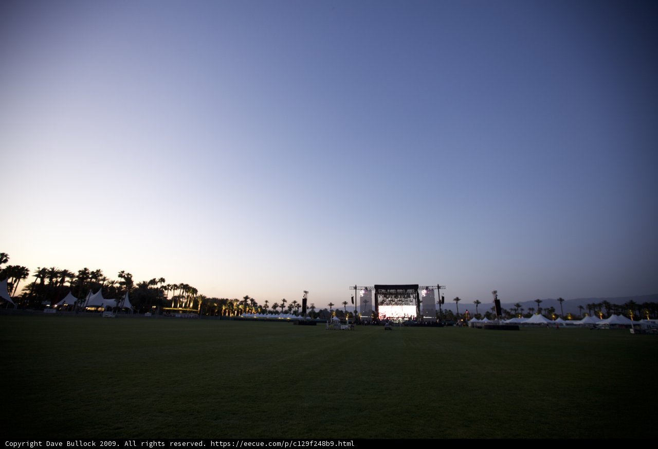 Stage set amidst sprawling greenery