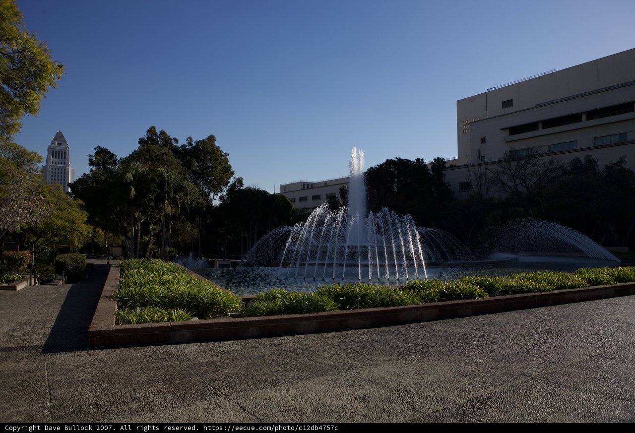 Majestic Fountain in a Serene Park